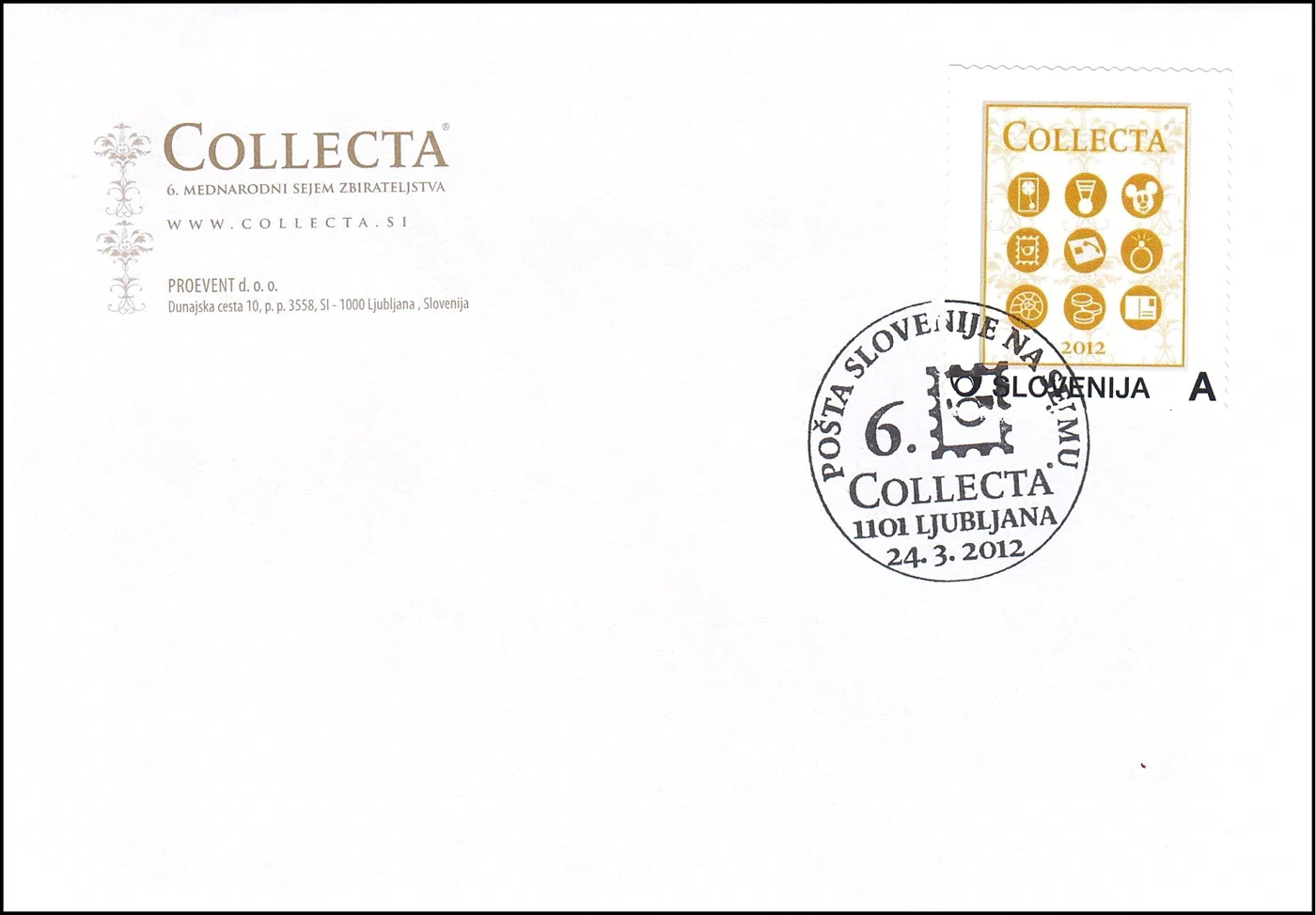 POŠTA SLOVENIJE NA SEJMU COLLECTA 2012 